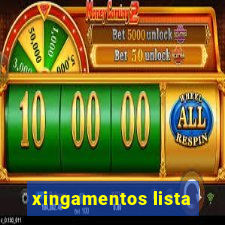 xingamentos lista